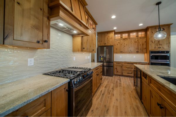 Porcelain Backsplash Kitchen Remodel